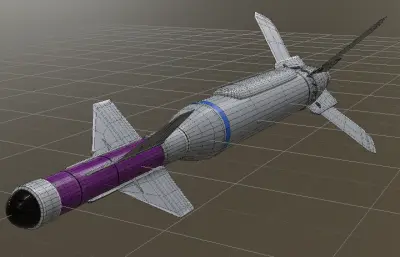 “宝石路”GBU系列激光制导炸弹obj中模