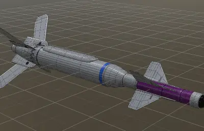 “宝石路”GBU系列激光制导炸弹obj中模