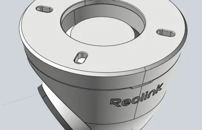 摄像头一体机step模型