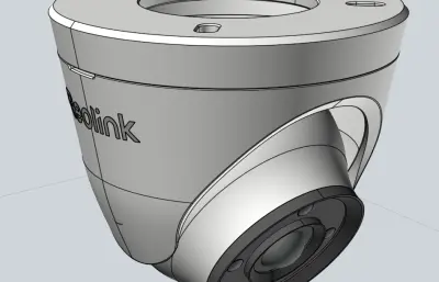 摄像头一体机step模型