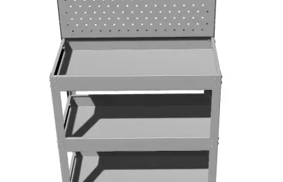 车间工具推车stl模型