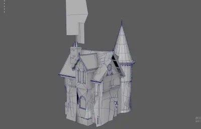 古堡 中世纪塔楼 游戏小屋