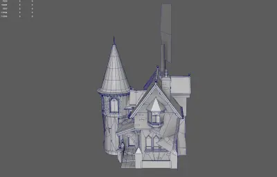 古堡 中世纪塔楼 游戏小屋