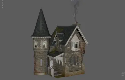 古堡 中世纪塔楼 游戏小屋