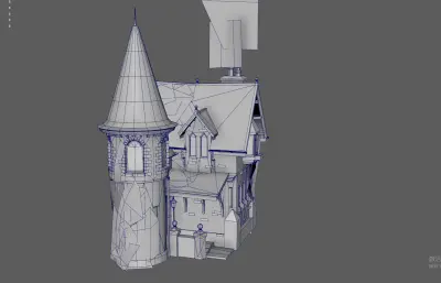 古堡 中世纪塔楼 游戏小屋