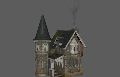 古堡 中世纪塔楼 游戏小屋