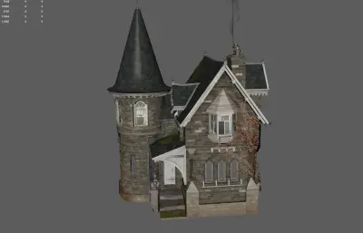 古堡 中世纪塔楼 游戏小屋