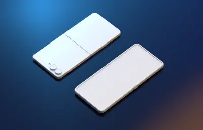 三星 Galaxy Z Flip 8竖向折叠屏智能手机rhino模型