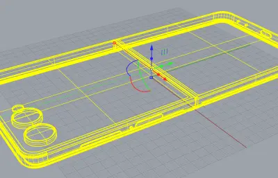 三星 Galaxy Z Flip 8竖向折叠屏智能手机rhino模型