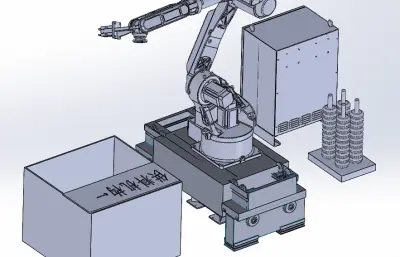 AGV机器人搬运单元,柔性上下料系统