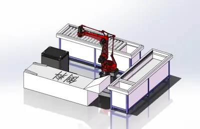 机器人搬运线、自动周转线、上下料输送线