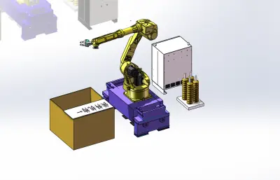 AGV机器人搬运单元,柔性上下料系统