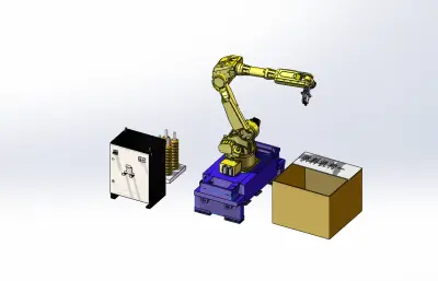 AGV机器人搬运单元,柔性上下料系统