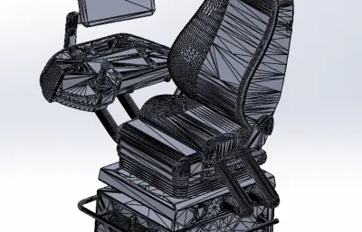 机床控制操作椅