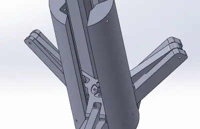 金属渔网的机械握持机构模型