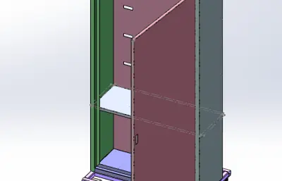 移动式铁工具柜