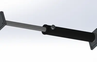 焊接式液压缸模型