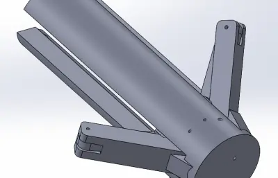 金属渔网的机械握持机构模型