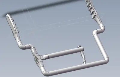 手用砖夹solidworks模型