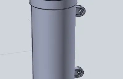 圆筒水箱step模型