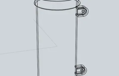 圆筒水箱step模型