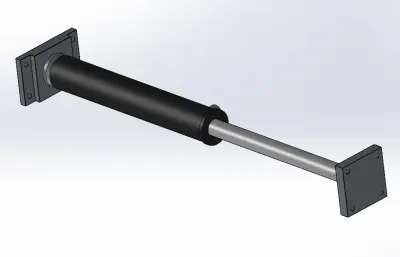 焊接式液压缸模型