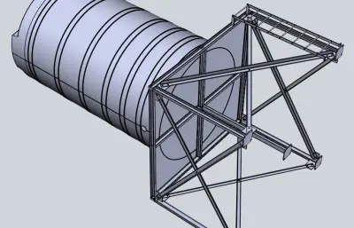 大型水箱step模型