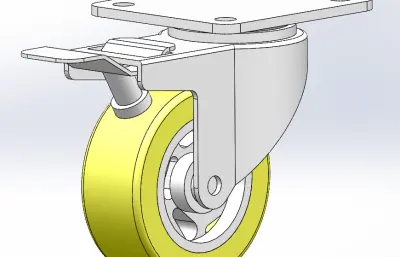 五寸小脚轮 5寸刹车脚轮 5寸动脚轮