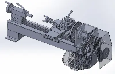 微型车床solidworks模型