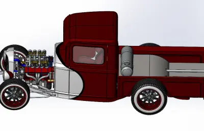 Hotrod改装型皮卡车