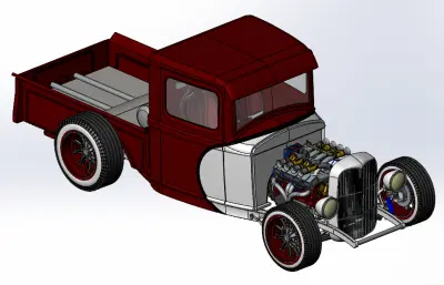 Hotrod改装型皮卡车