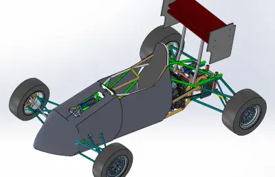 FSAE赛车三维模型