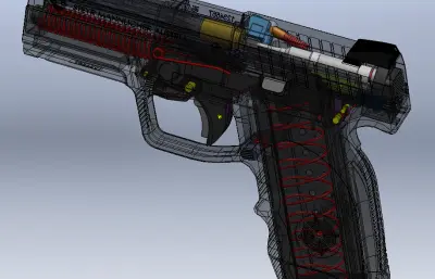 M9A1手枪三维模型
