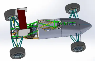 FSAE赛车三维模型
