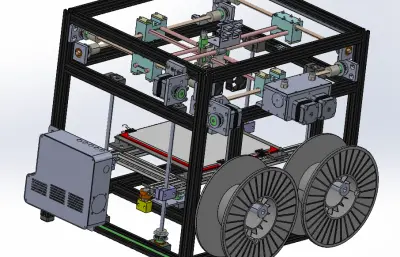 双挤出机3D打印机