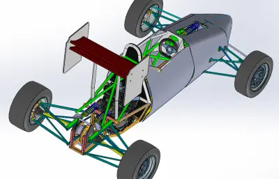FSAE赛车三维模型