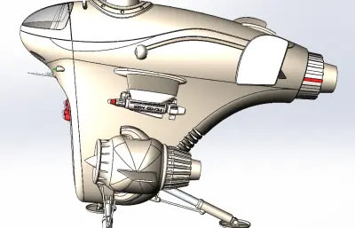外星攻击舰solidworks模型