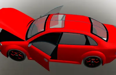 奥迪RS4三维模型