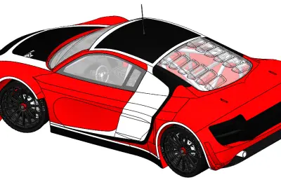 奥迪R8 LMS赛车