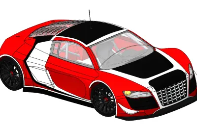 奥迪R8 LMS赛车