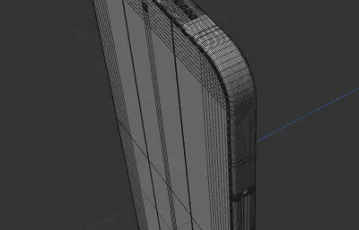 小米红米REDMI K90 Max手机外壳C4D,KEYSHOT手机模型