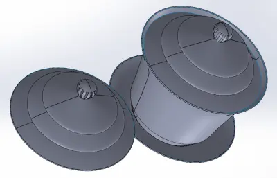餐具茶碗 盖碗stp模型