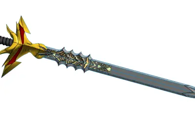 撒旦之剑solidworks模型