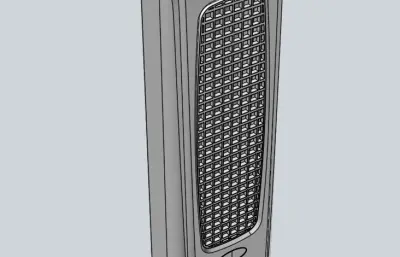 立式空调stp模型