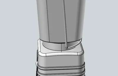 野外露营灯stp模型