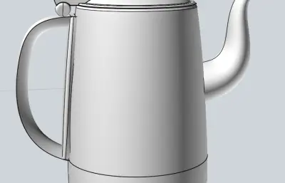 热水壶stp模型