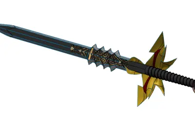 撒旦之剑solidworks模型