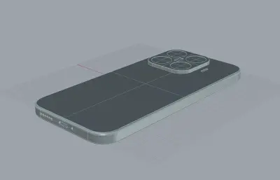 小米xiaomi 17T,小米17T手机3D模型