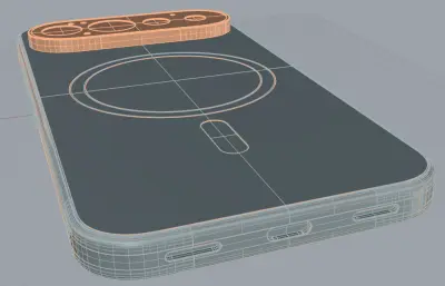 Google 11/11 Pro手机外观3D模型