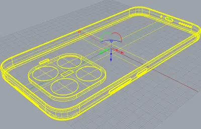 小米xiaomi 17T,小米17T手机3D模型